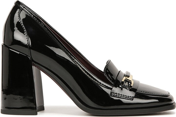 Malva Black Patent Franco Sarto Pumps