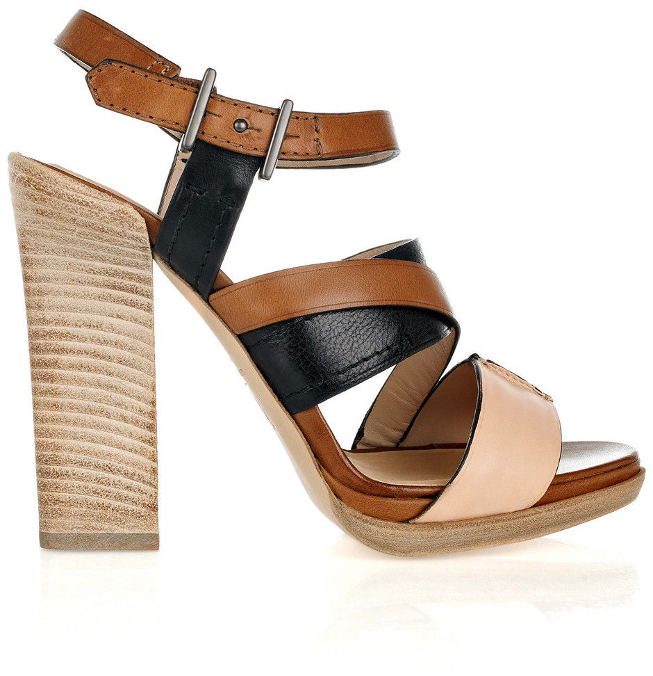 23-126 Brown Natural Leather Reed Krakoff Sandals
