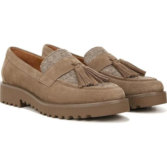 Carolynn Brown Suede Franco Sarto Loafers