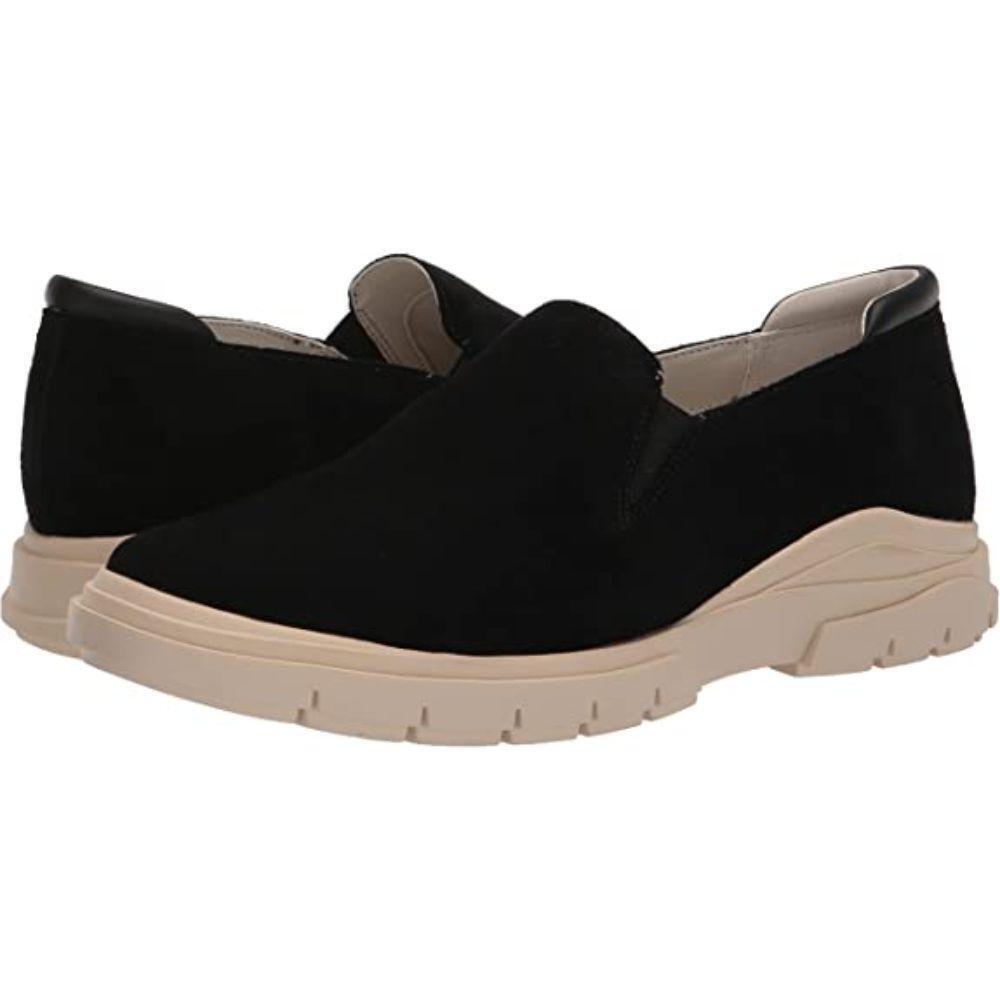 Mayve Black Suede Franco Sarto Sneakers Flats