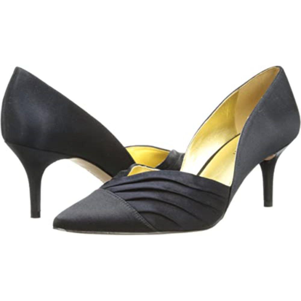 Memorial Black Satin Nine West Pumps