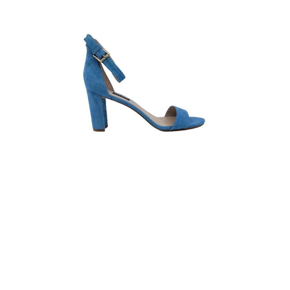 Nora Blue Suede Nine West Sandals