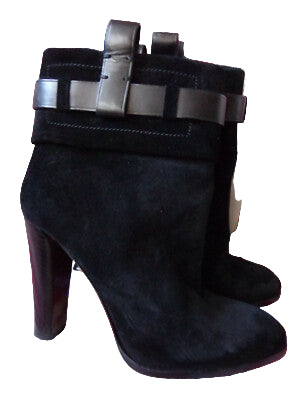 Reed Krakoff 73-239 Black Suede Ankle Boots