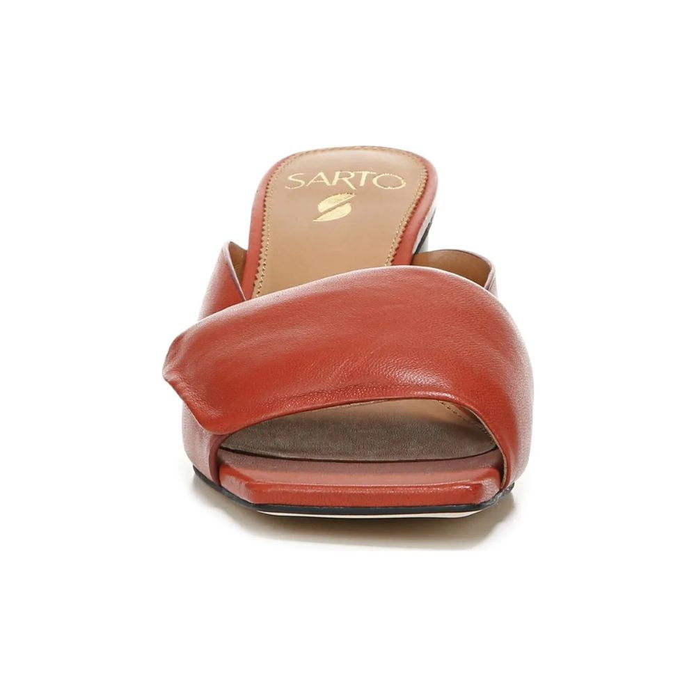 Violet Brick Leather Franco Sarto Sandals