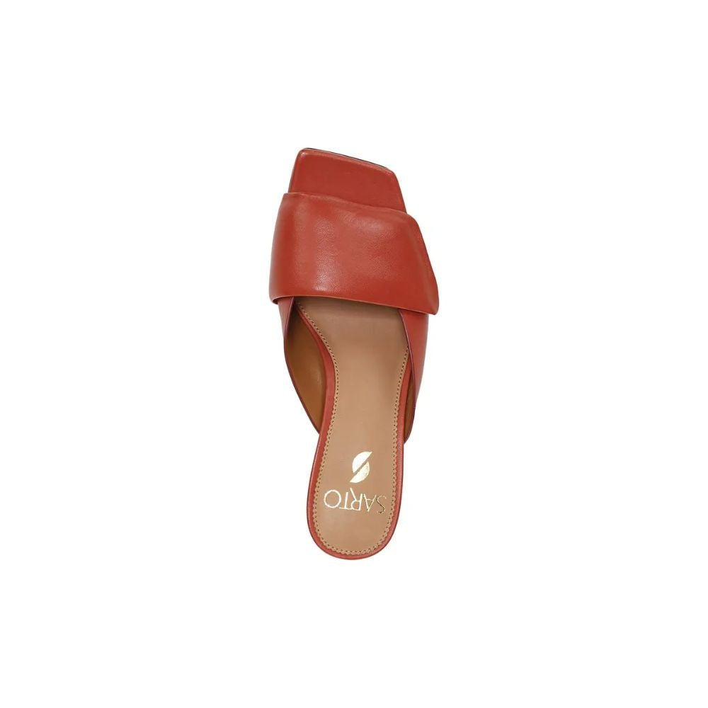 Violet Brick Leather Franco Sarto Sandals