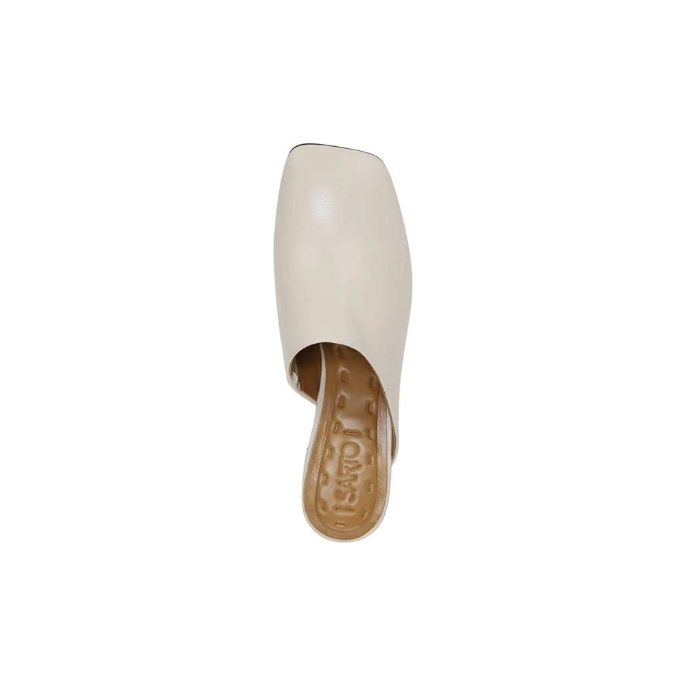 Xenia Chiffon Putty Leather Franco Sarto Mules
