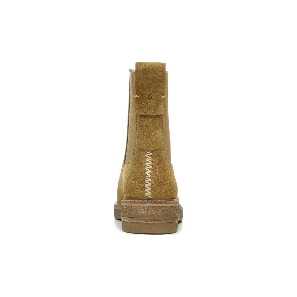 Bellina Caramel Suede Franco Sarto Ankle Boots