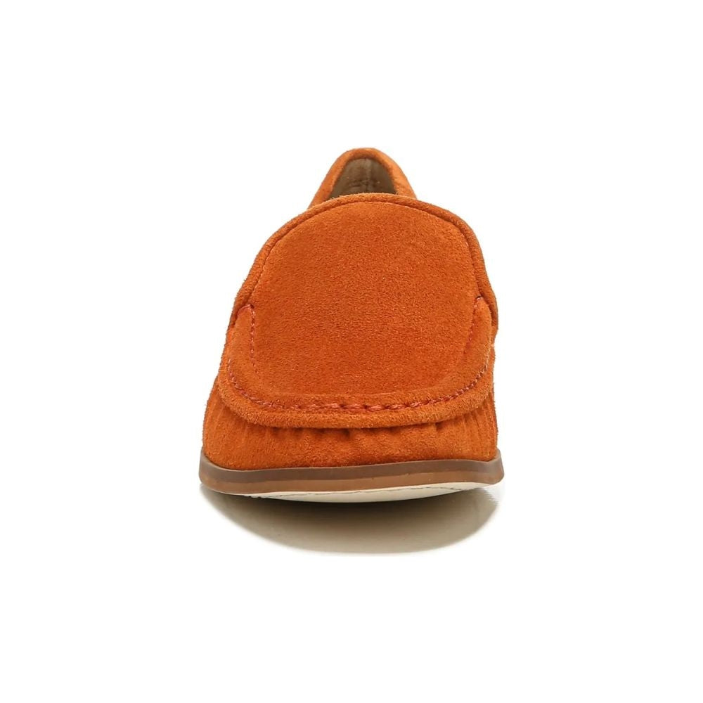Gina Burnt Orange Leather Franco Sarto Loafer Flats