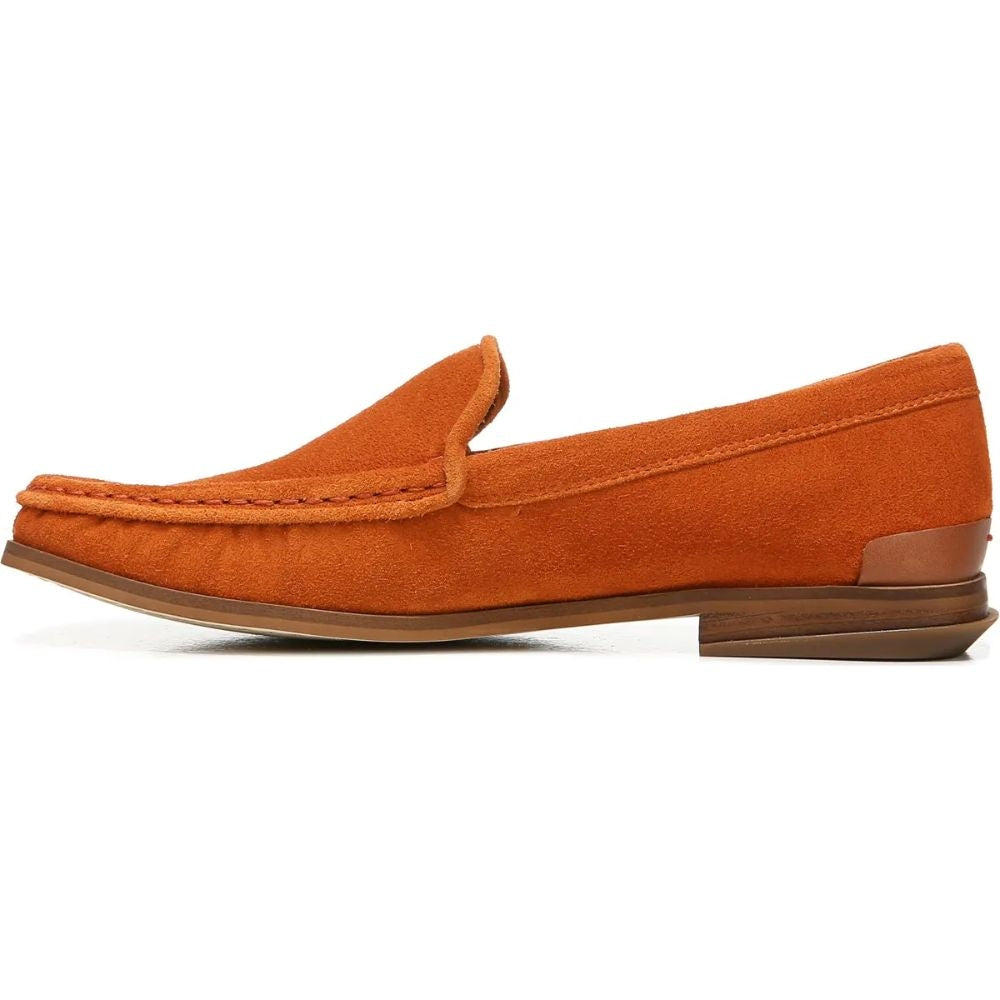 Gina Burnt Orange Leather Franco Sarto Loafer Flats