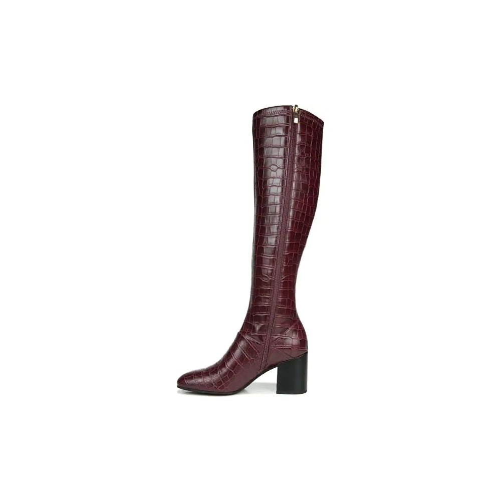 Tribute Mulberry Crocodile Synthetic Wide Calf Franco Sarto Boots