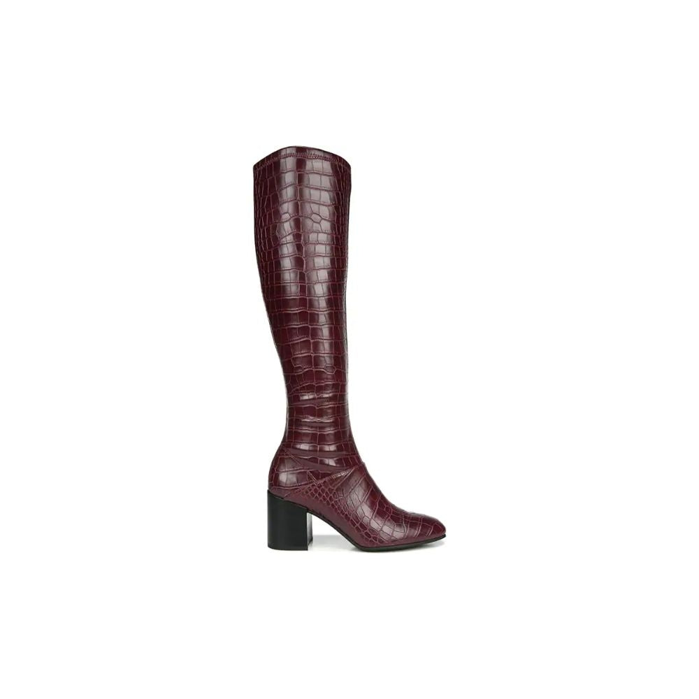 Tribute Mulberry Crocodile Synthetic Wide Calf Franco Sarto Boots
