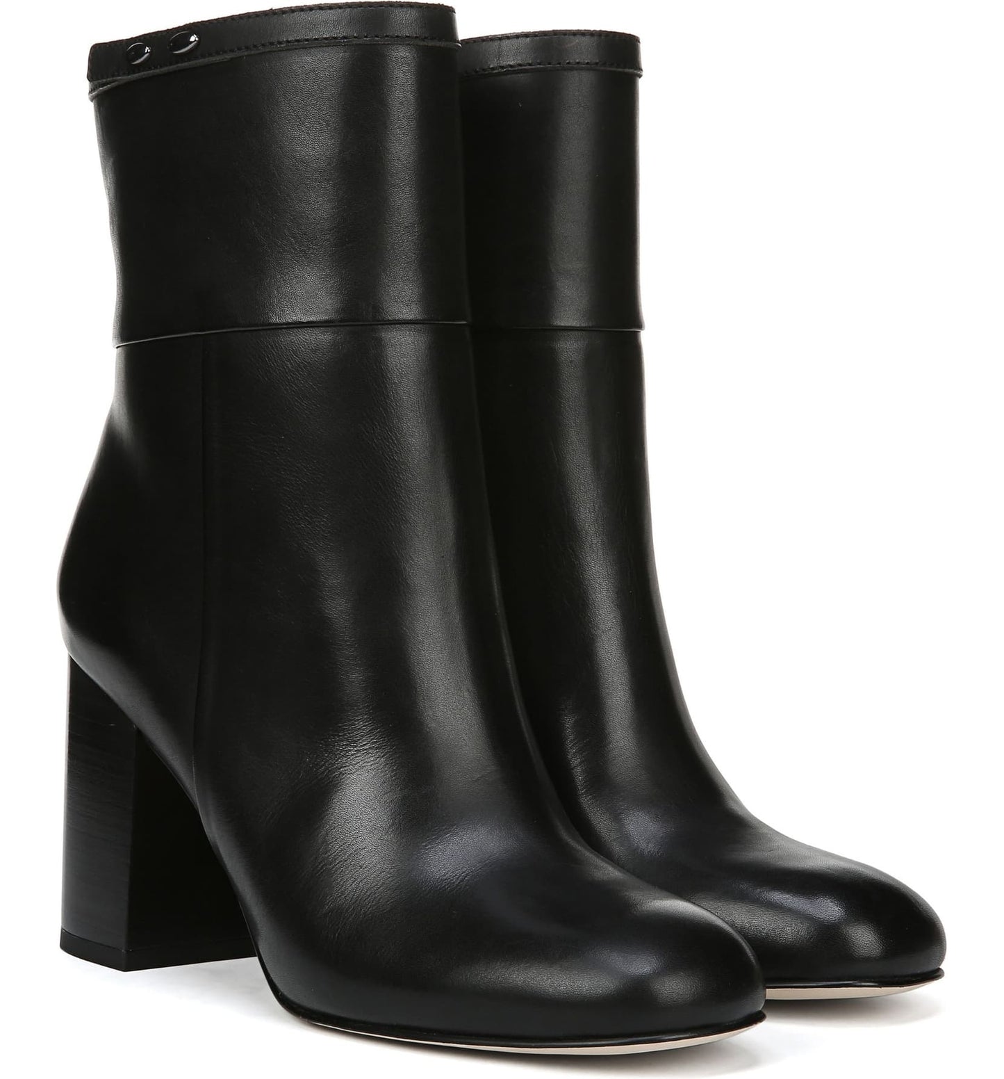 Dexter Black Leather Franco Sarto Ankle Boot