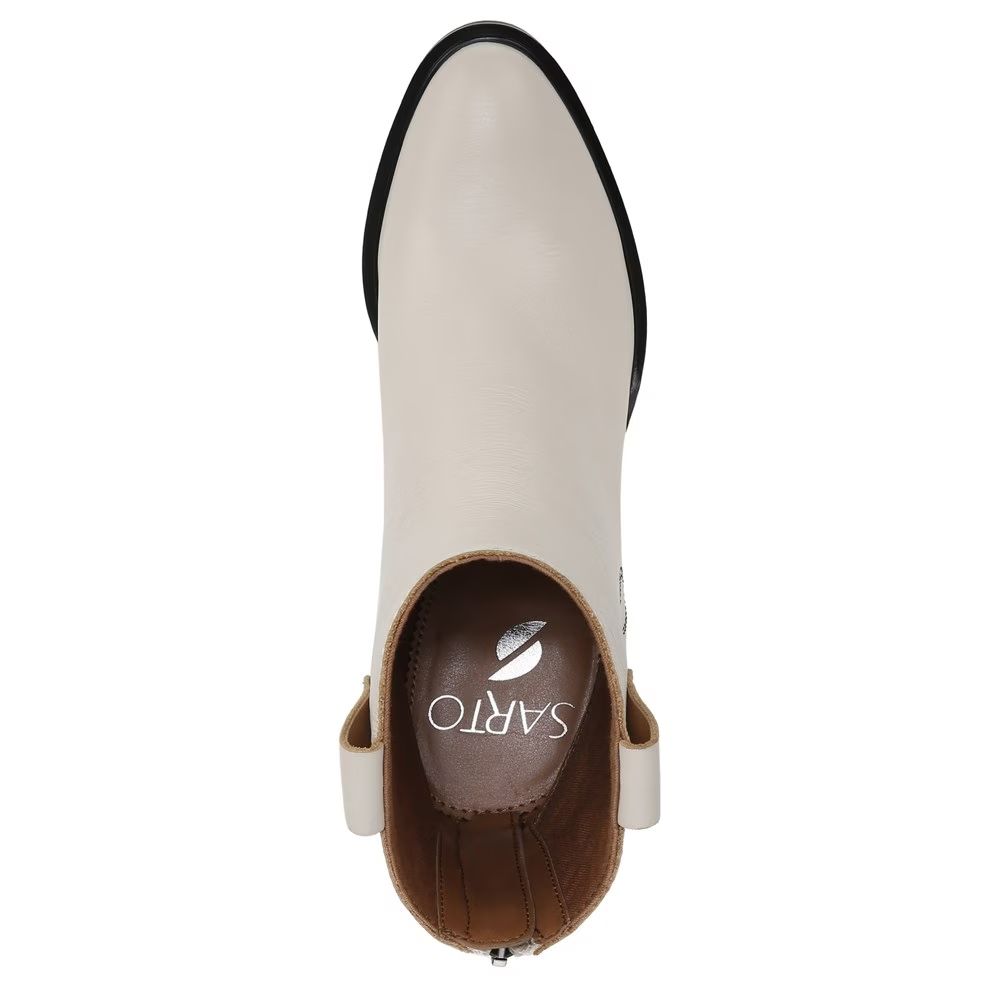 Germaine Putty Leather Franco Sarto Ankle Boots