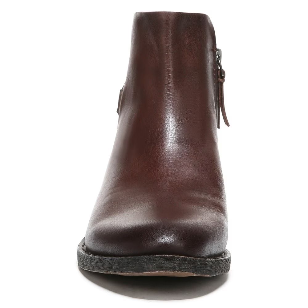 Lara Brown Leather Franco Sarto Ankle Boots