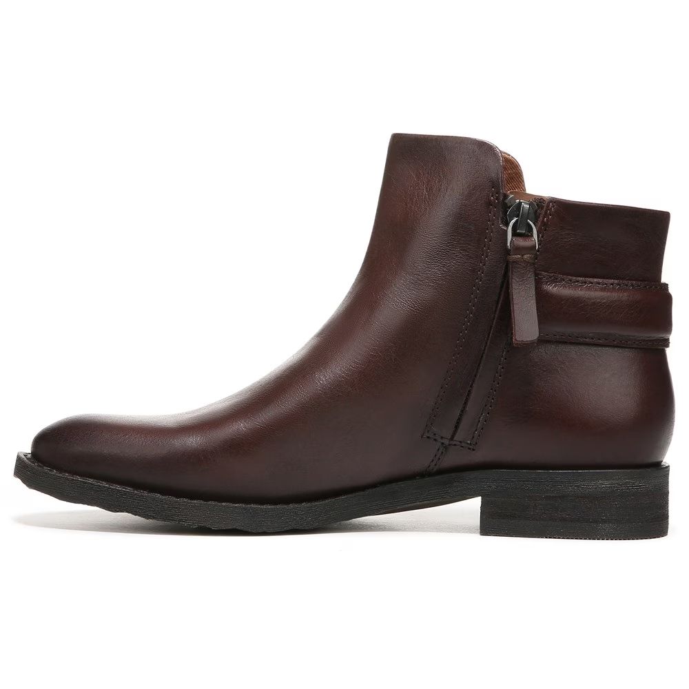 Lara Brown Leather Franco Sarto Ankle Boots