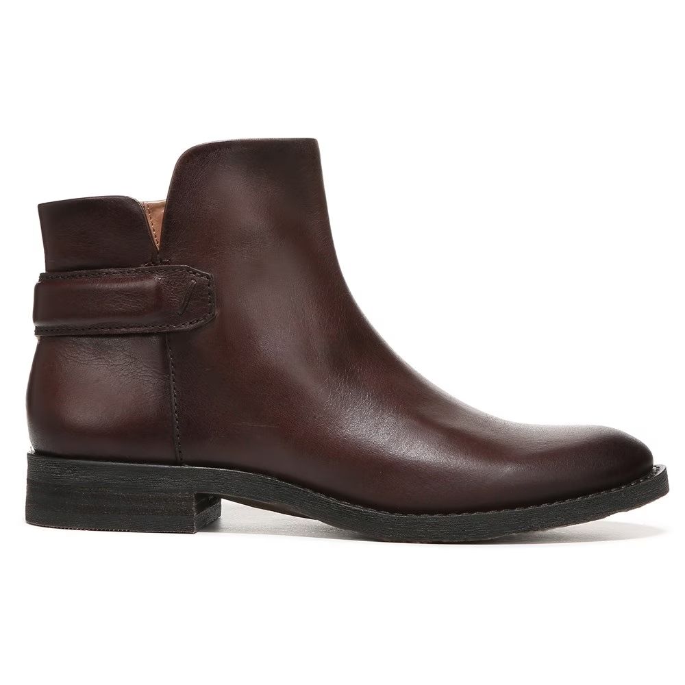 Lara Brown Leather Franco Sarto Ankle Boots