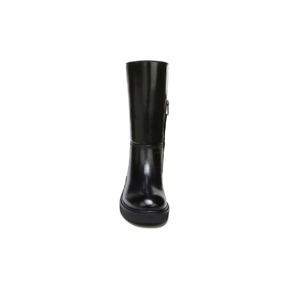 Bondie Black Leather Franco Sarto Boots