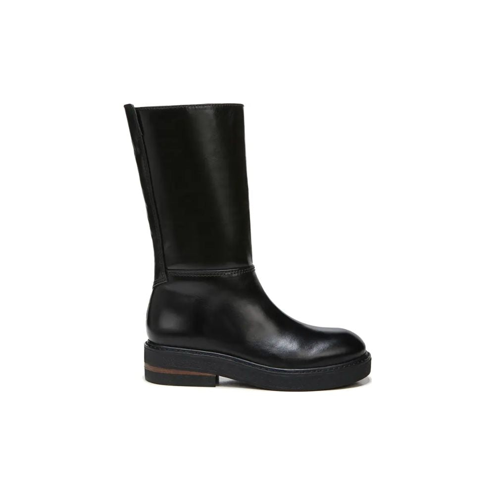 Bondie Black Leather Franco Sarto Boots