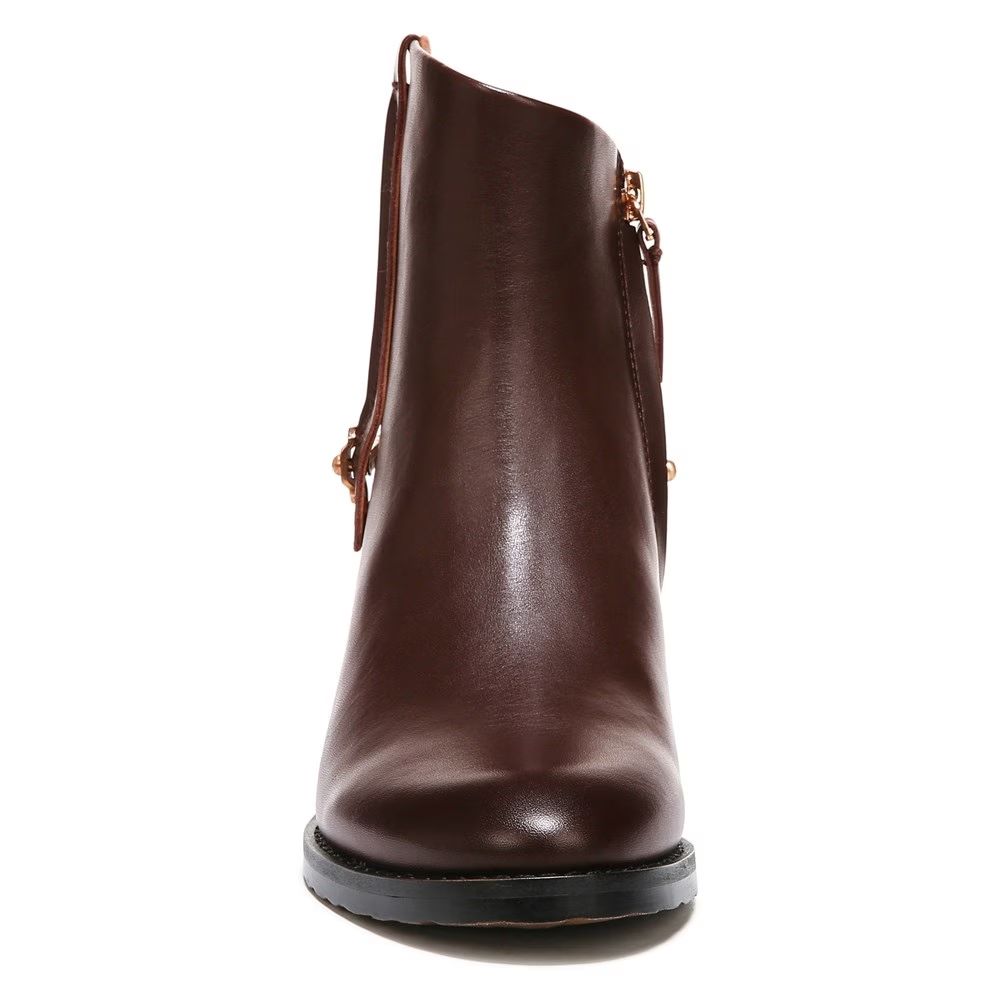 Sandy Brown Leather Franco Sarto Ankle Boots