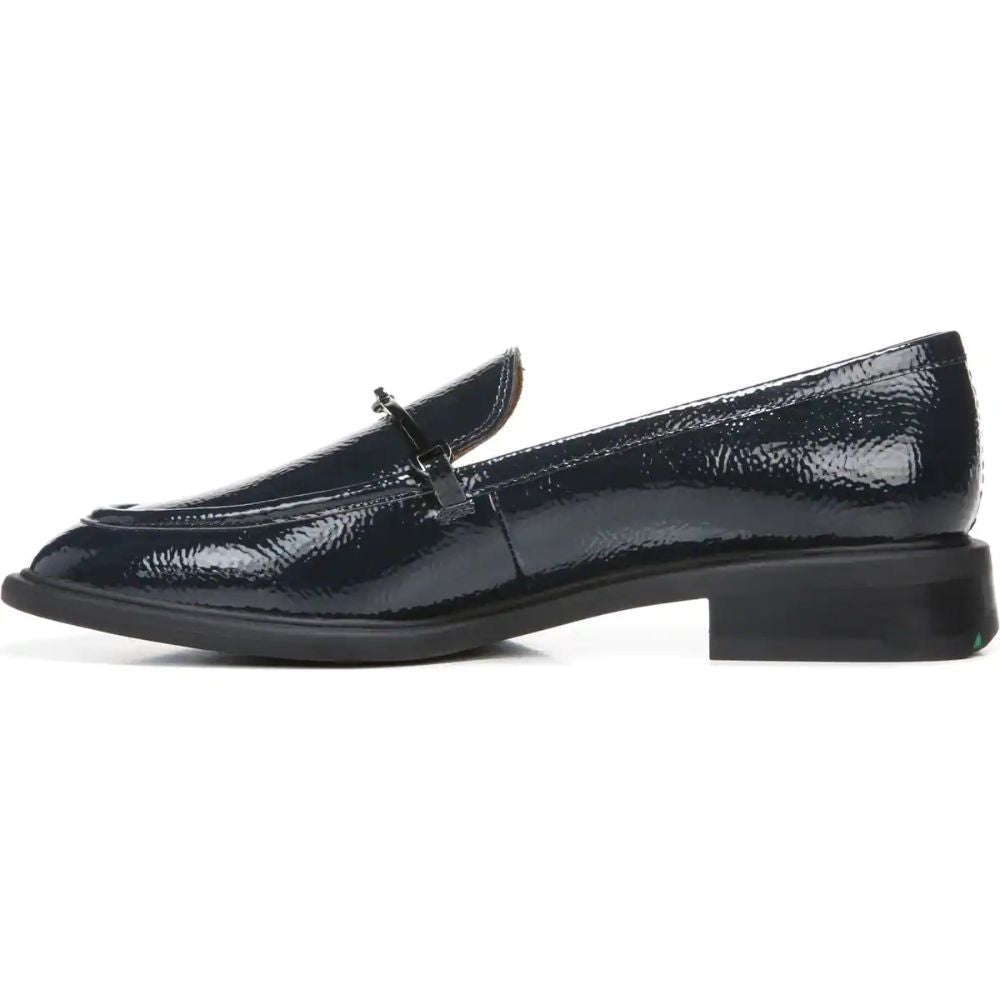 Eda Navy Patent Leather Franco Sarto Loafer Flats