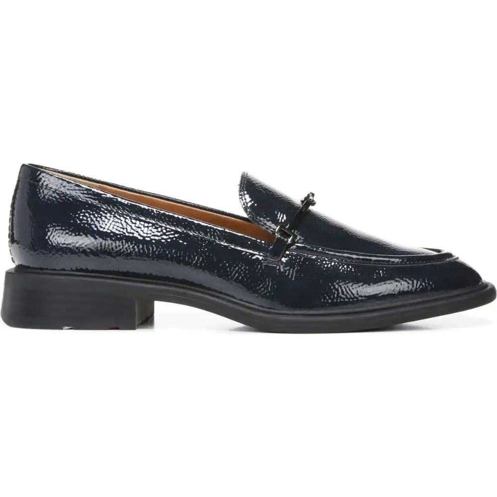 Eda Navy Patent Leather Franco Sarto Loafer Flats