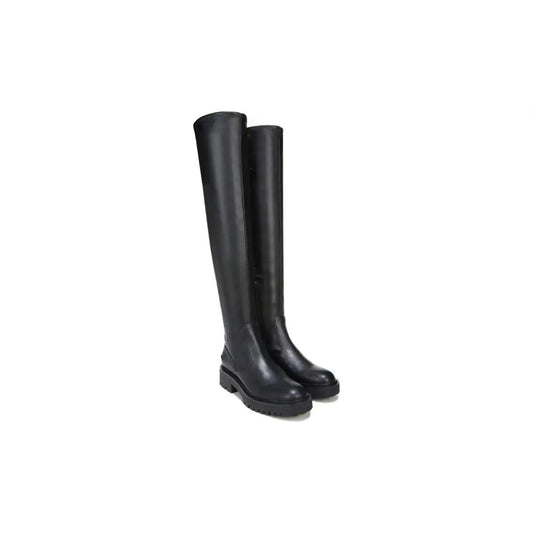 Fera Black Faux Leather Wide Shaft Franco Sarto Boots