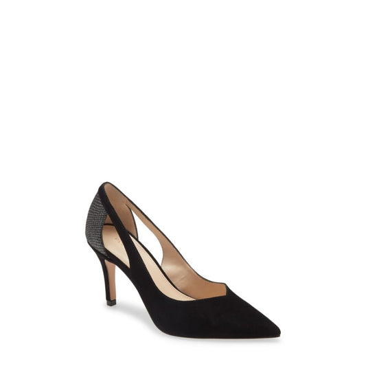Harper Black Viper Combo Suede Pelle Moda Pumps