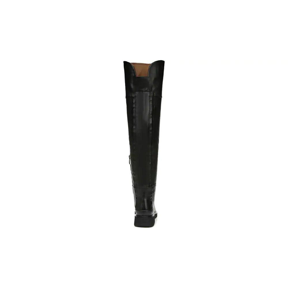 Battina Black Leather Franco Sarto Tall Boots