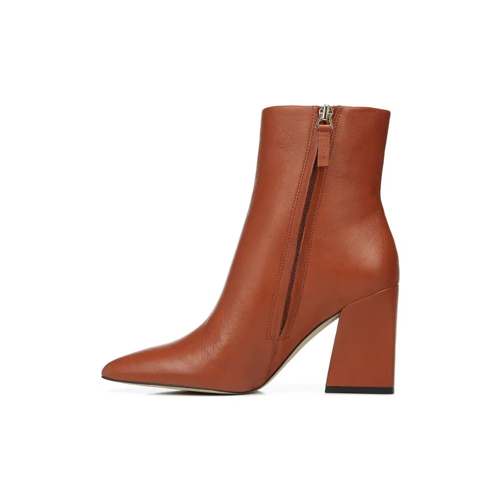 Vesi Rust Leather Franco Sarto Ankle Boots