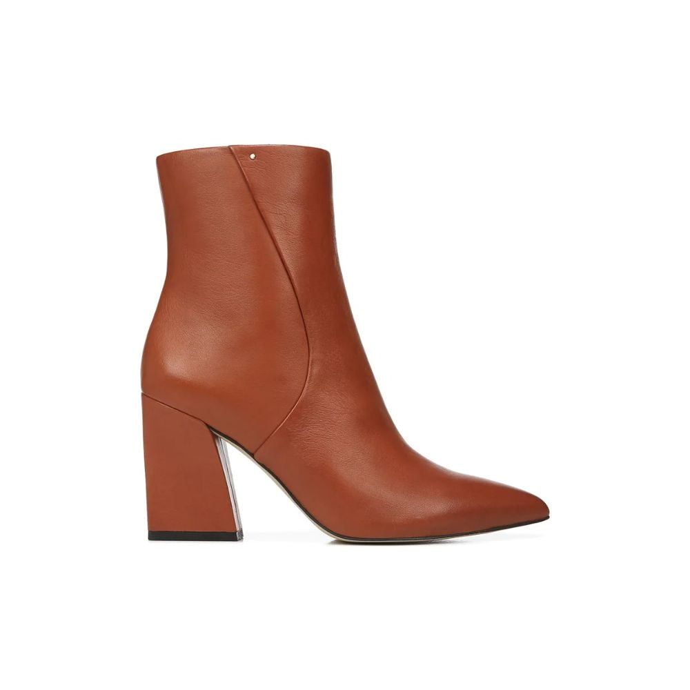 Vesi Rust Leather Franco Sarto Ankle Boots