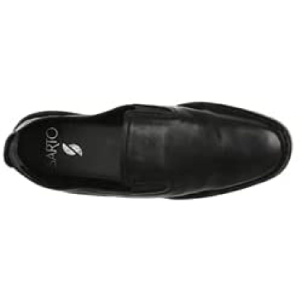 Ariga Black Leather Franco Sarto Flats