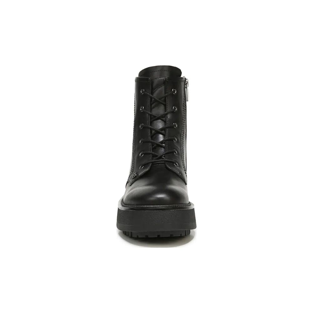 Jensine Combat Black Leather Franco Sarto Boots