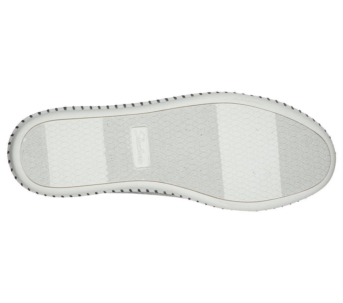 Cleo Stitch Cora 158055 Gray Skechers Slip On Flat