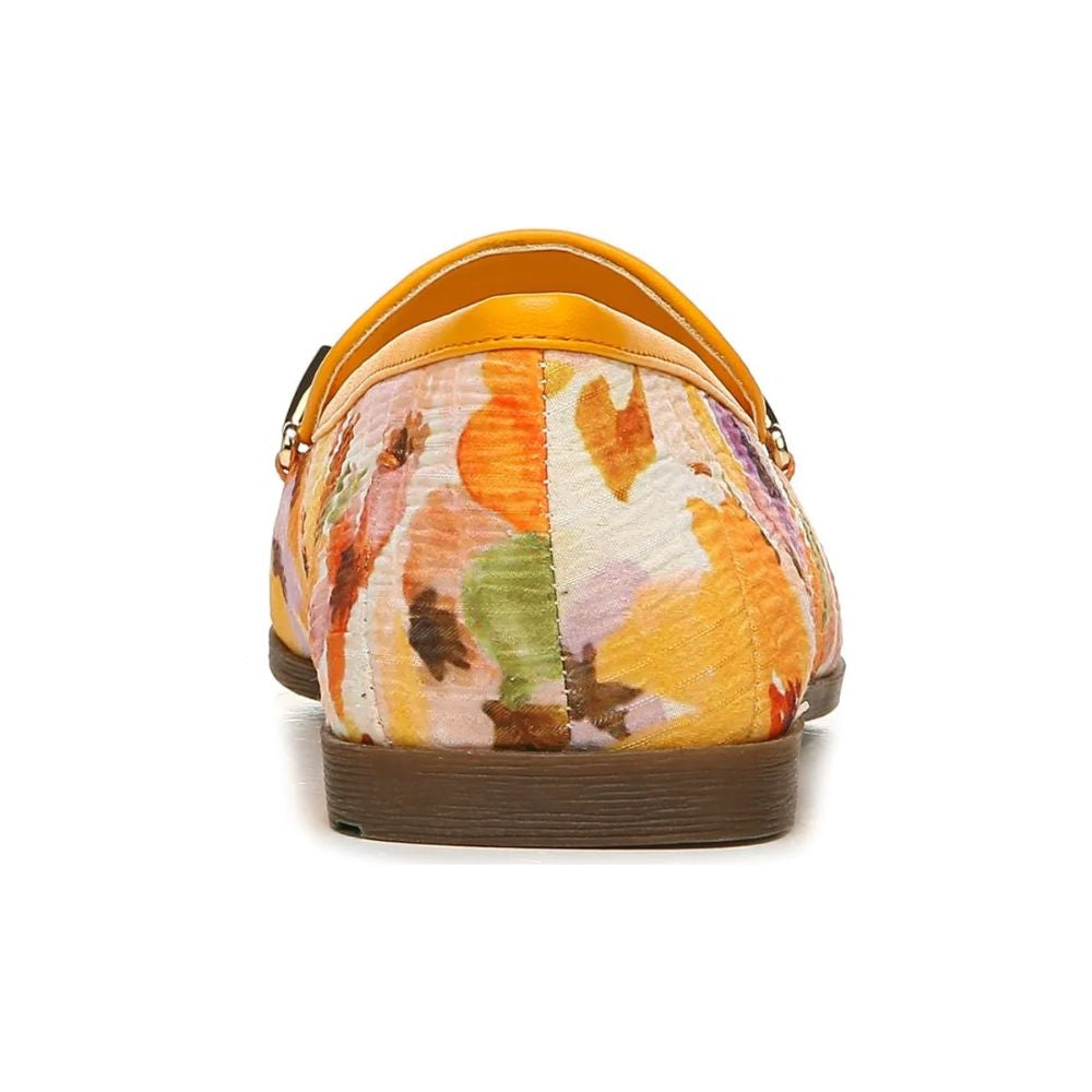 Beck Orange Multi Print Fabric Franco Sarto Loafer Flats