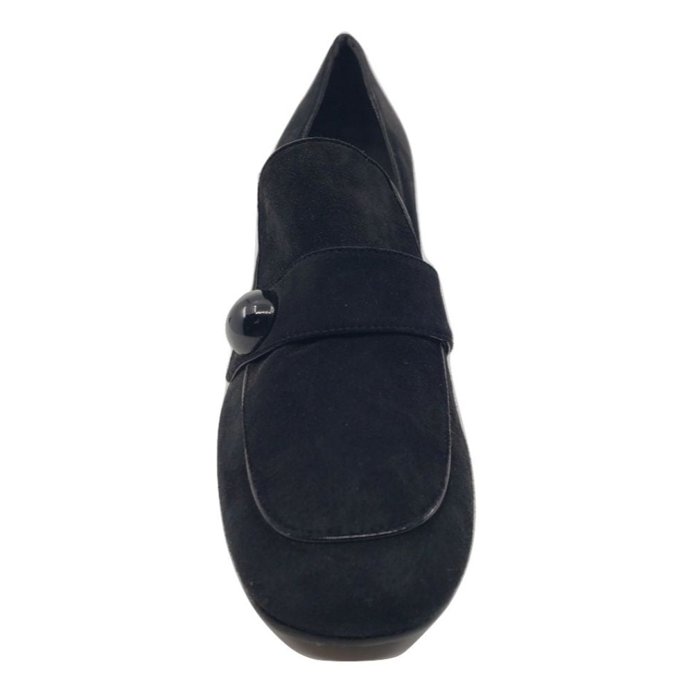 Dundee Black Suede Stuart Weitzman Pumps