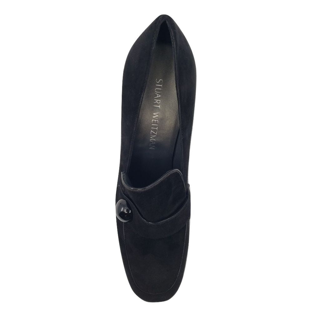 Dundee Black Suede Stuart Weitzman Pumps