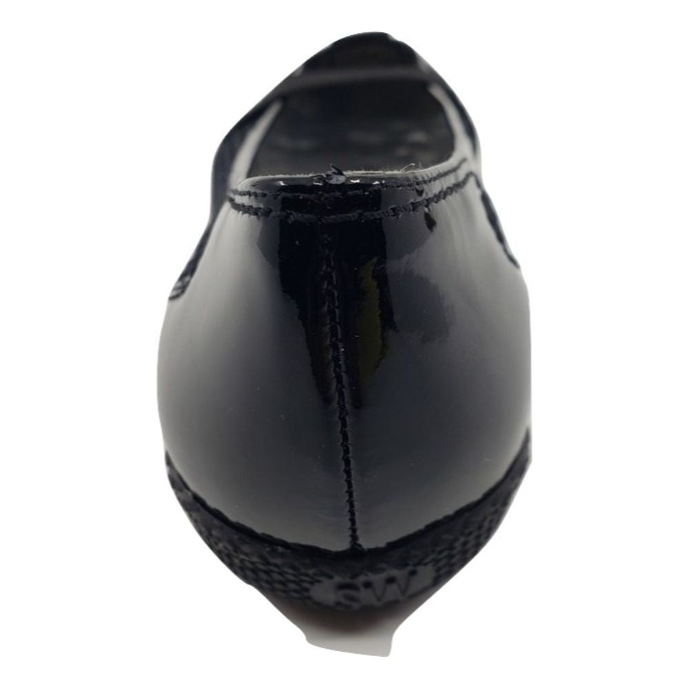 Coolgear Black and White Stuart Weitzman Sneaker Flat