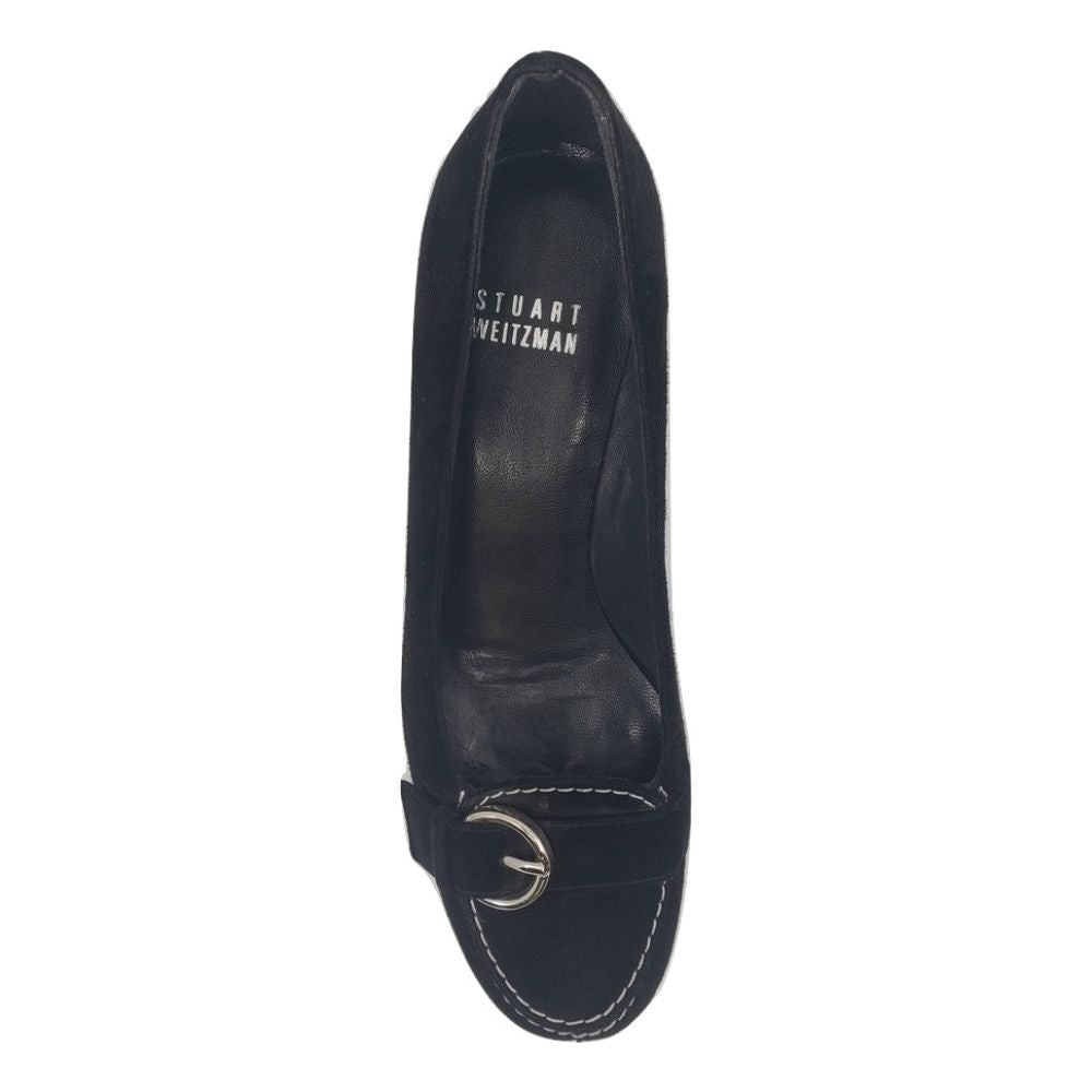 Stuart Weitzman 6W48934 Black Suede Pumps