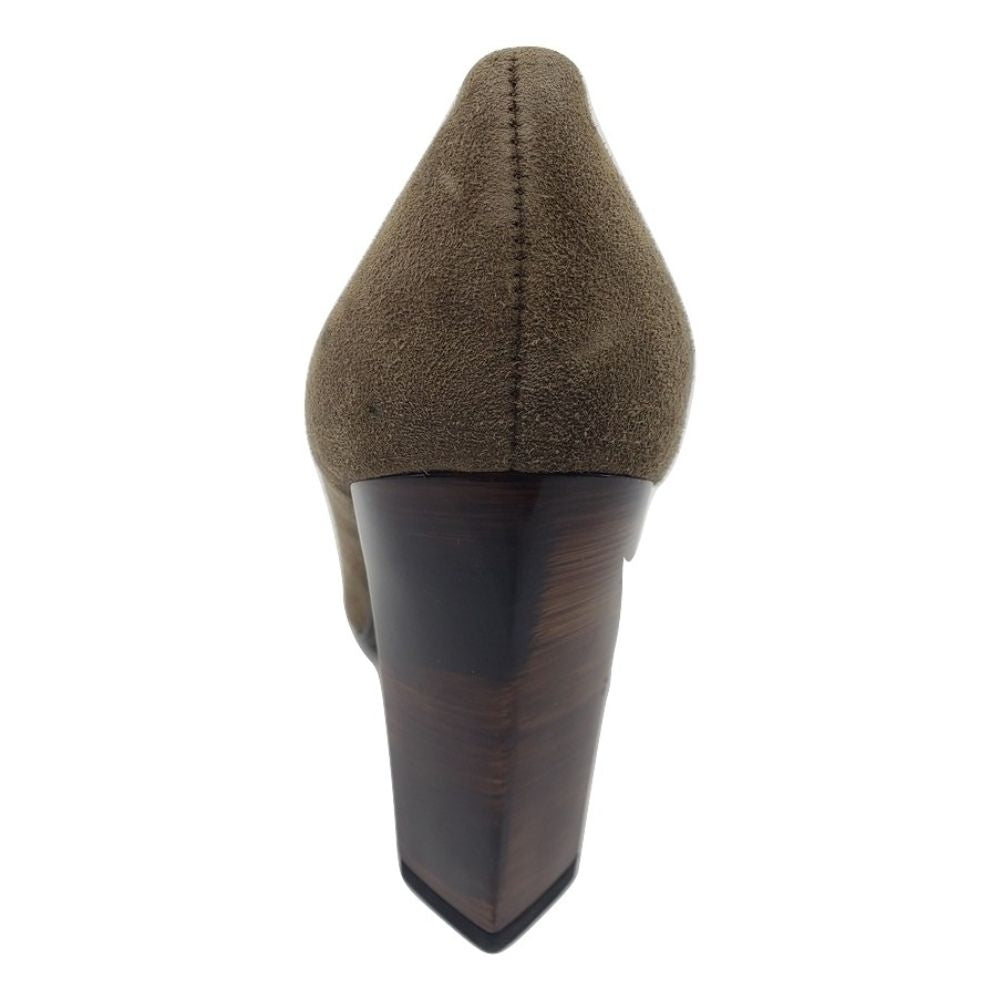 Stuart Weitzman Taupe Suede Pumps