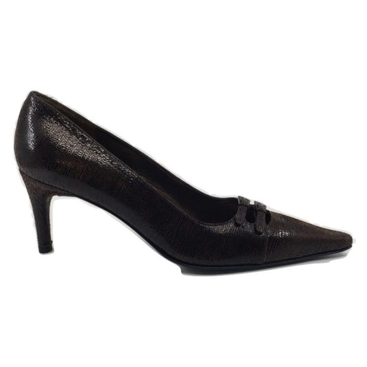 Brittania Moro Brown Nappa Leather Stuart Weitzman Pumps