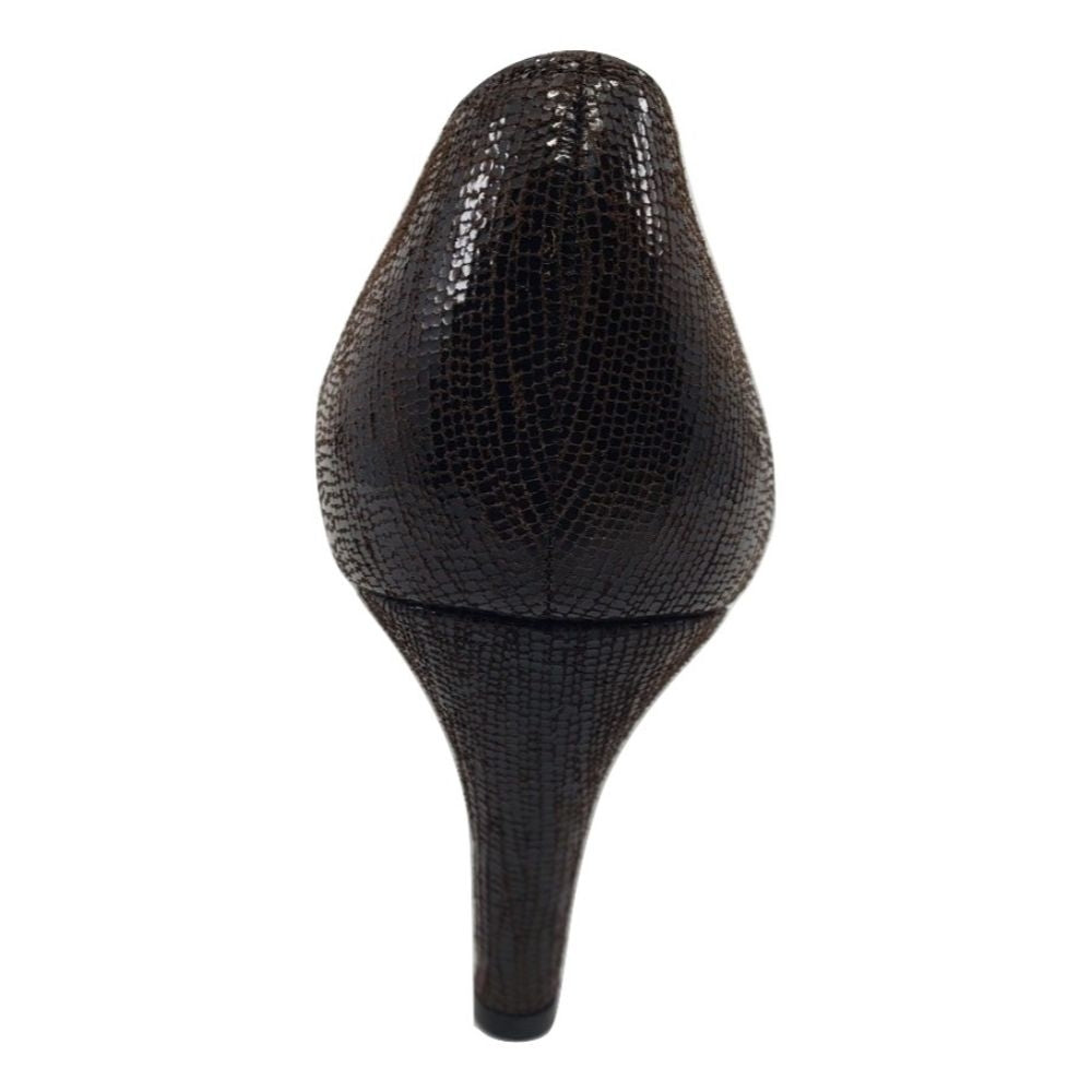Brittania Moro Brown Nappa Leather Stuart Weitzman Pumps