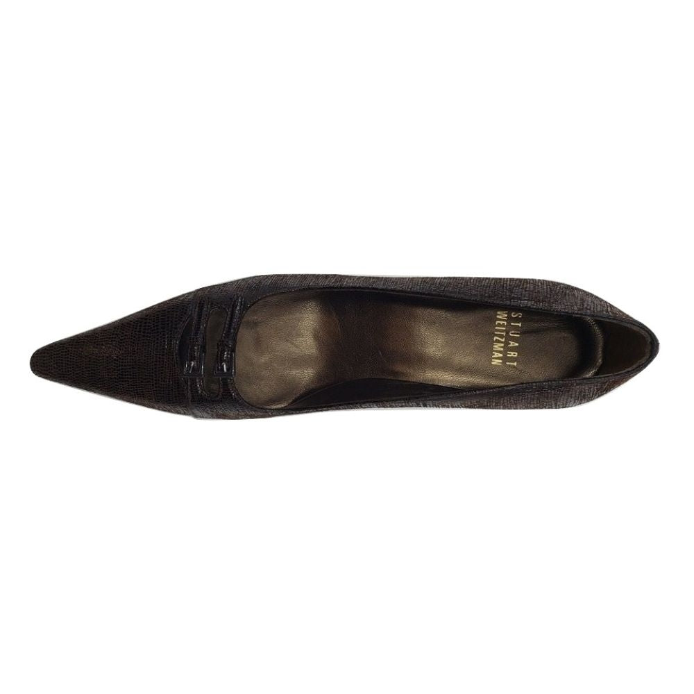 Brittania Moro Brown Nappa Leather Stuart Weitzman Pumps