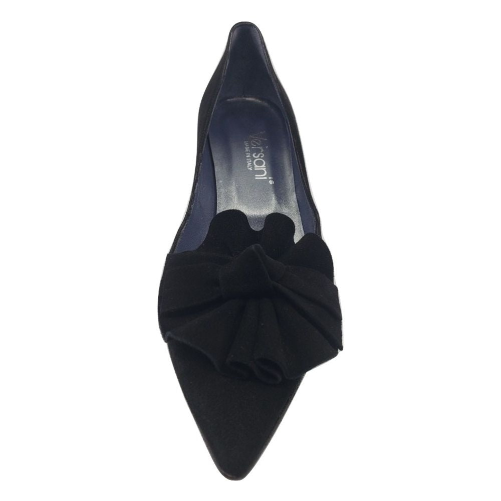 2336 Black Suede Versani Pumps