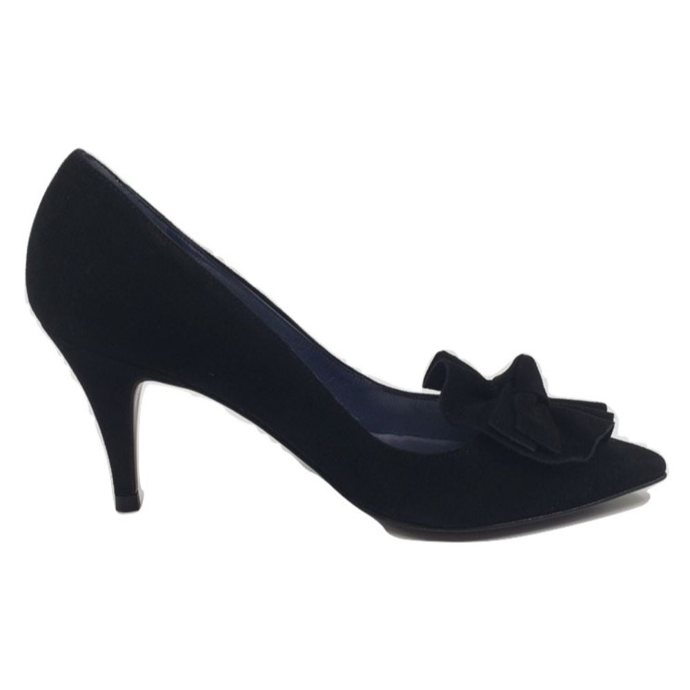 2336 Black Suede Versani Pumps