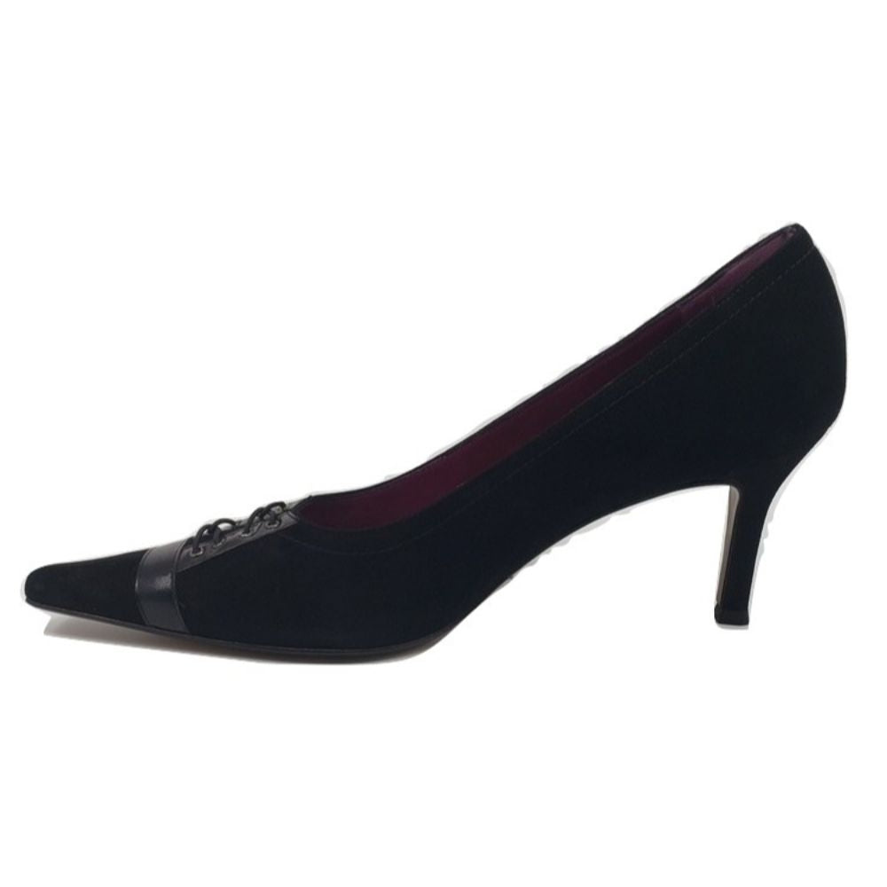 1022 Camosci Nero Black Suede Versani Pumps