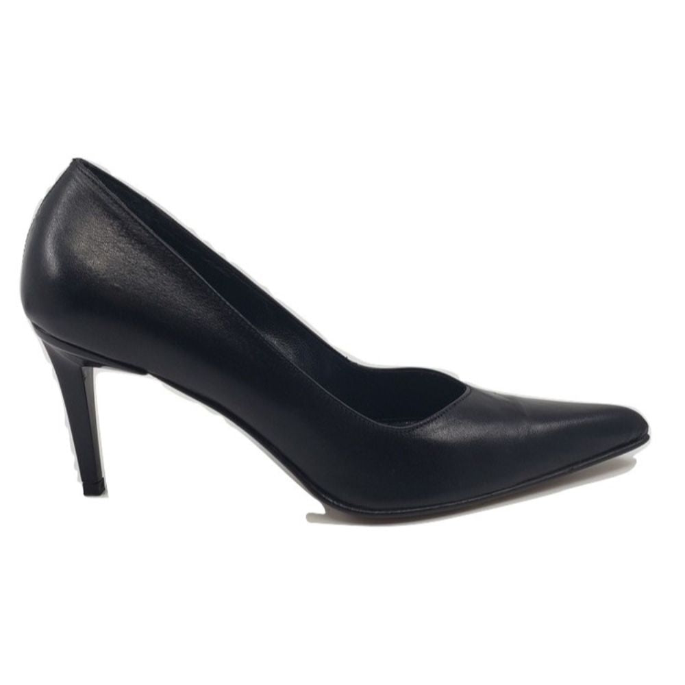 1001 Black Leather Versani Pumps