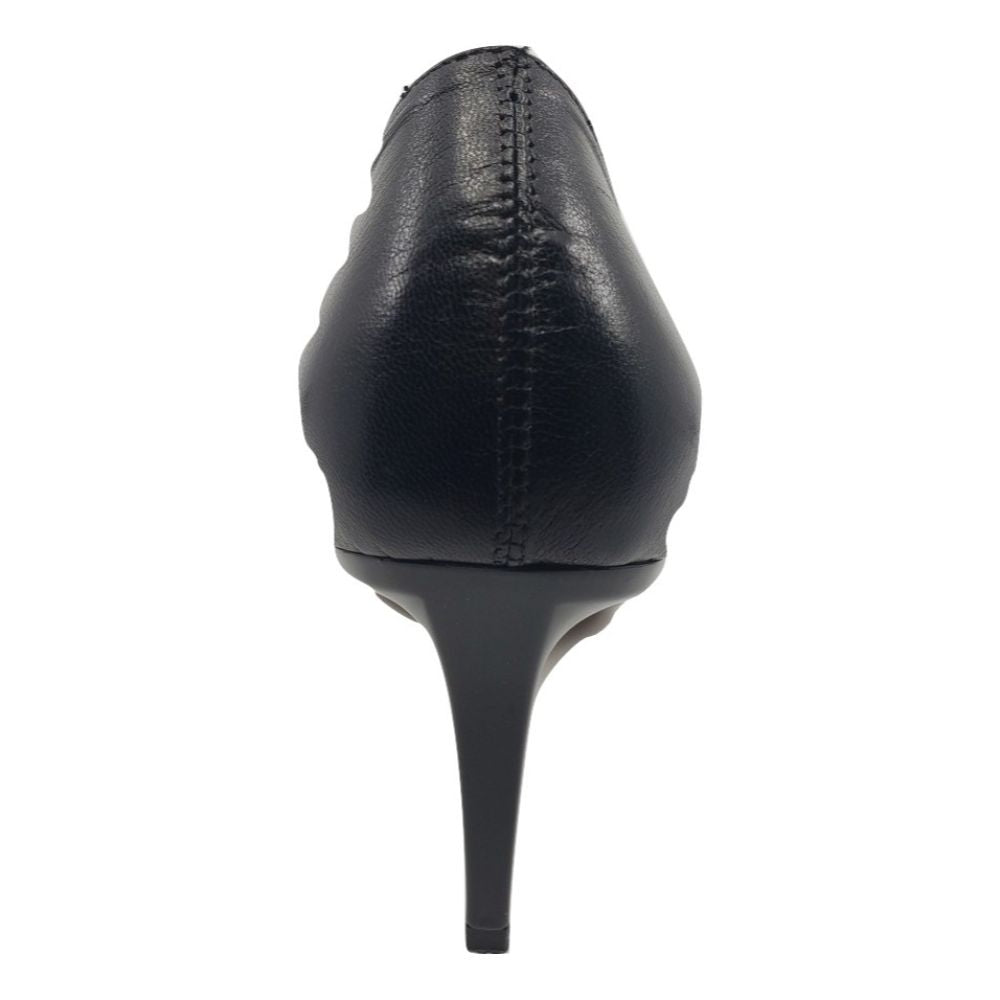 1001 Black Leather Versani Pumps