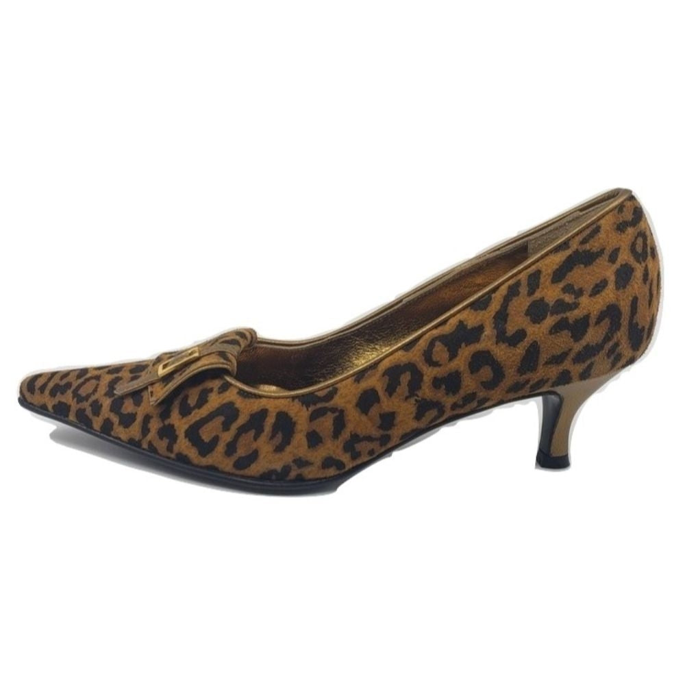 1137 Leopard Suede Versani Pumps