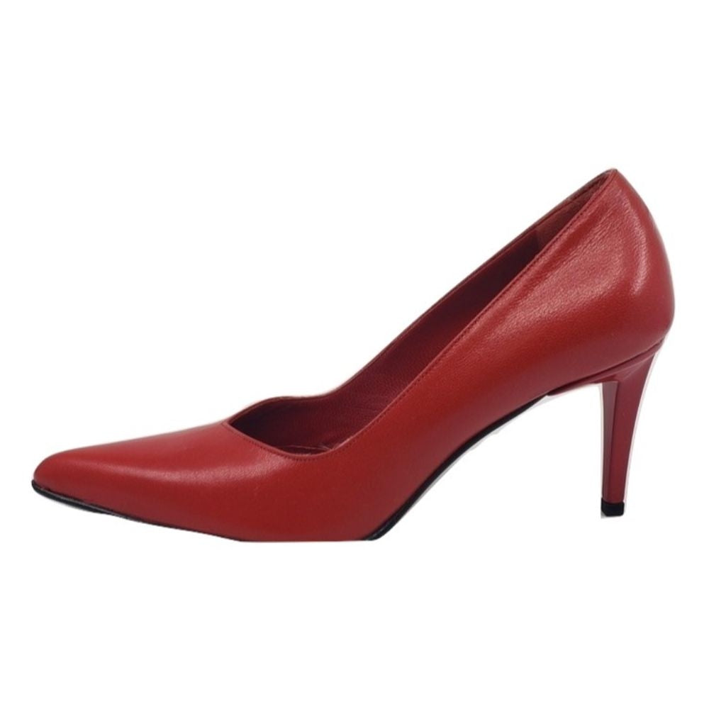 1001 Capretto Rosso Red Leather Versani Pumps