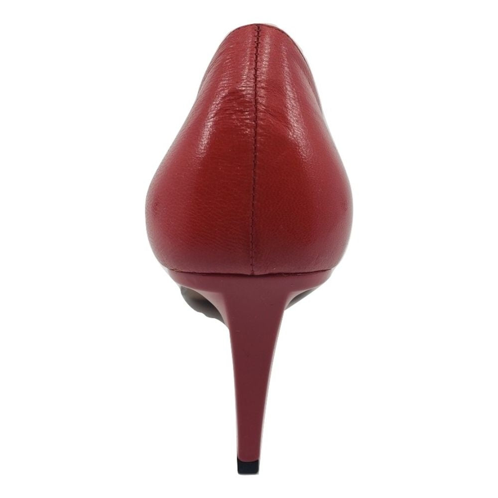 1001 Capretto Rosso Red Leather Versani Pumps